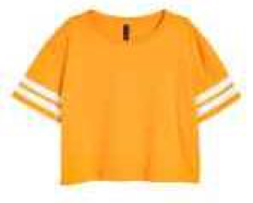 Oranje crop top