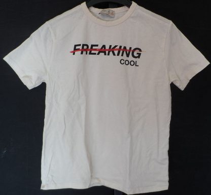 T-shirt gebroken wit/ freaking cool