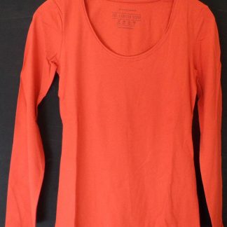 Oranje T-shirt lange mouw