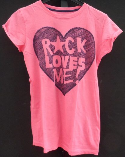 Roze T-shirt hart