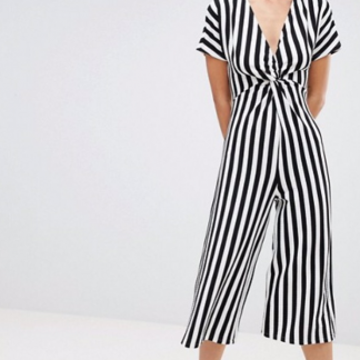 Gestreepte jumpsuit