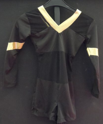 Playsuit zwart/goud